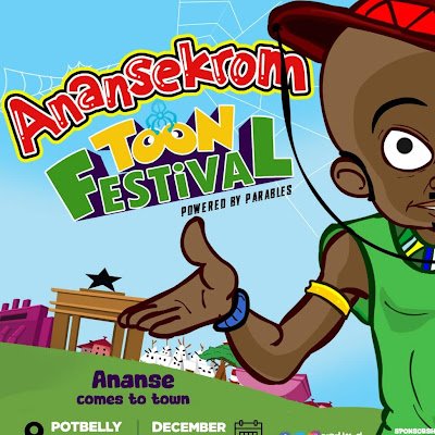 Ghana's first-ever cartoon festival; a 2day festival to celebrate Ananse projects/our folklore using both traditional & advanced forms of communication