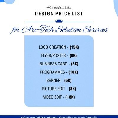 Arc_Tech_I's profile picture. For all Graphics and printing work, IT service and Computer accessories call us.