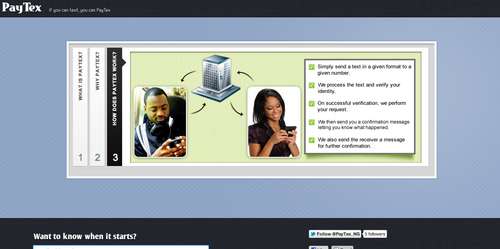 Complex Problem + Simple Solution + Genius Result = PayTex.

If you can text, you can PayTex.