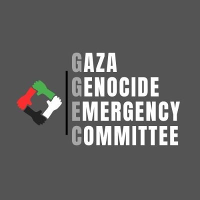 Gaza Genocide Emergency Committee. The genocide is being televised! #CeasefireNow #StoptheGenocide #BDS #BoycottApartheidIsrael