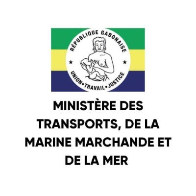 Ministère des Transports, de la Marine Marchande et de la Mer. 
Son Ministre est le commandant de vaisseau Dieudonné Loïc NDINGA MOUDOUMA