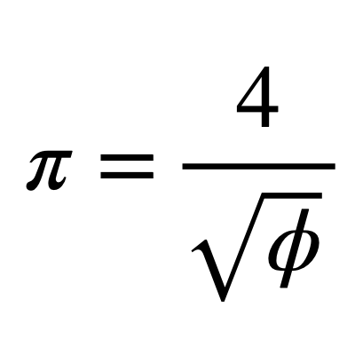 Arthur_3144's profile picture. The value of 𝜋 is wrong, it is not 3.1415926... but calculated from Φ, 3.144605...this value has been physically measured and validated by its reproducibility.
