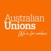 Australian Unions (@unionsaustralia) Twitter profile photo