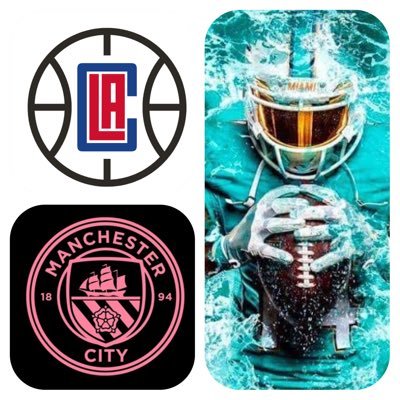 Clippers 🏀 🐰🏉 🐬🏈 Man city 🏙️ ⚽️