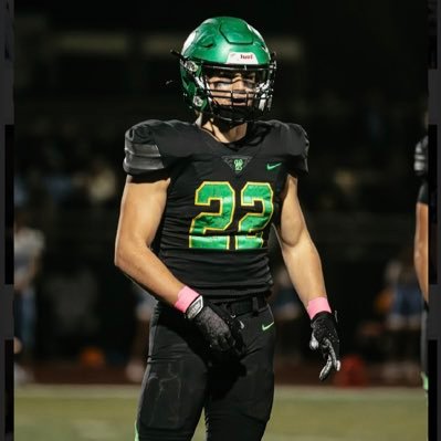 West Linn (OR) | #22 | OLB, ATH | 2024 | 3.8 GPA | 1st Team All-League | 2nd Team All-State (6A) | NCAA ID #2311166447 |