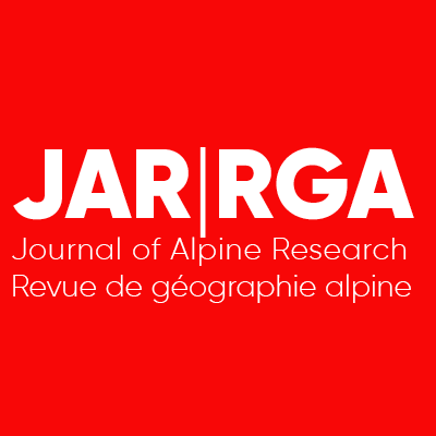 Journal of Alpine Geographie - Revue de Géographie Alpine. Revue scientifique internationale et pluridisciplinaire sur la montagne créée à Grenoble en 1913.