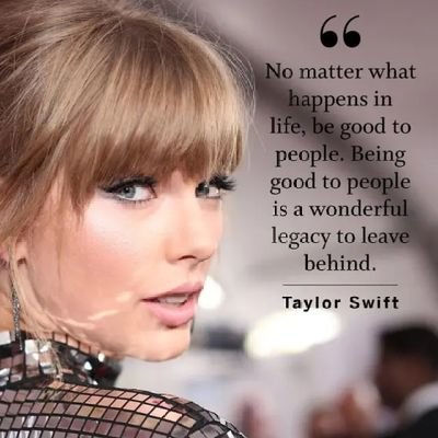 I love taylor swift....