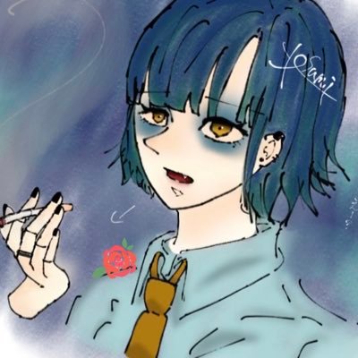 18⤵︎ /🥀🌌 .🦈.🍏/ﾎﾞｶﾛｵﾀｸ / jam's / 端くれアナログ絵師/絵は不定期/ぽき子ずっと大好き/情緒不安定HSPの人