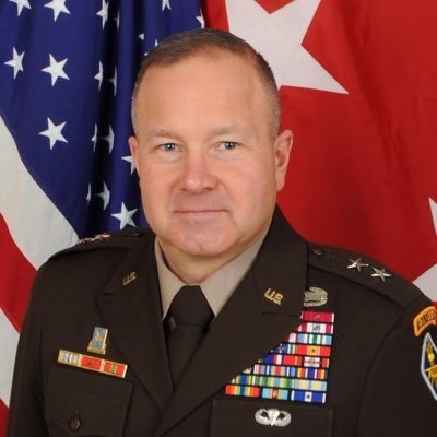 Twitter account for Mej. Gen. Anthony R. Hale. Following, RTs and links ≠ endorsement