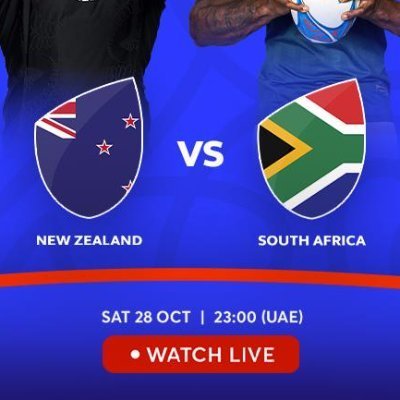 NZLvsSAF's profile picture. Watch New Zealand vs South Africa RWC Final 2023  Live Stream Online |  Saturday Oct 28, 2023 |  8pm BST.  | The Stade de France in Paris will host the match.