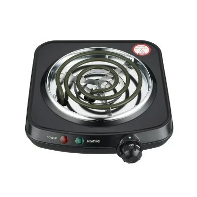 SINGLE BURNER WORKS WITH ALL TYPES OF COOKWARE