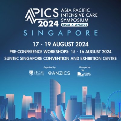 The official Asia-Pacific Intensive Care Symposium account. Brought to you by #SGANZICS. Join us in connecting ICU communities! #SICM Singapore x #ANZICS