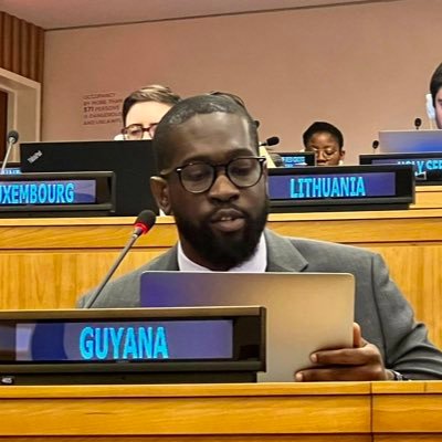 🇬🇾 Diplomat @ the Permanent Misson of Guyana to 🇺🇳 / Tweets are my personal views. Sports 4 good.