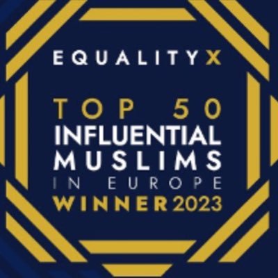 Trustee @LBFEW @5050Parliament @ndawards 2024 nominee Positive Role Model 4 Gender @EqualityXList #Winner 50 Influential Muslims In Europe @UNWOMENUK Delegate