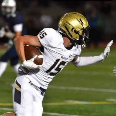 Bishop McDevitt C/O 2026 | GPA:4.43 | WR, FS | 6’1 185lbs | Email- treinhart06@comcast.net | #717-383-3060 |