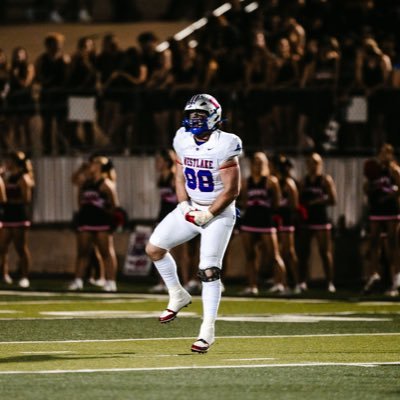 Westlake State Champion 21”💍ALL-STATE 1ST TEAM 23’ All-District 1ST Team 23’🥇All District 22’ 6’3 265lbs 600LB squat 355LB bench 4.8s 40 laser 3.8gpa