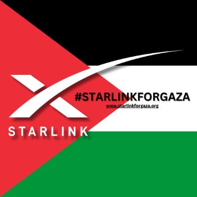 FUNDING THE PURCHASE OF STARLINK FOR GAZA.
WE AIM TO PROCURE 100+ STARLINK SYSTEMS FOR GAZA.

MINT LIVE #STARLINKFORGAZA on @OpenSea:
https://t.co/8BHby2vjc4