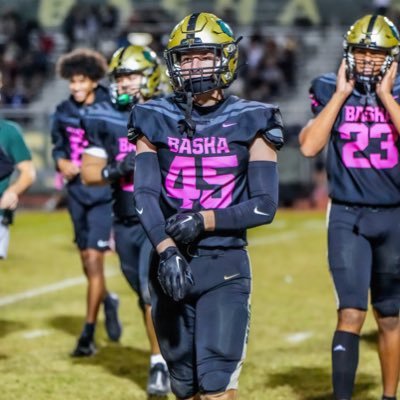 basha high school/class of 2026/6’2/ 215lbs- OLB-MLB/GPA 3.4/phone number-480-466-8123