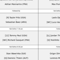 Tennis Schedules(@SchedulesTennis) 's Twitter Profileg