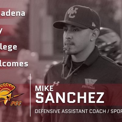 @PCCLancerFB Pasadena City College Football - Head of Strength & Conditioning and Defensive Backs Coach #GoLancers #JucoProduct