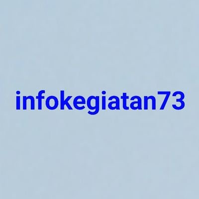infokegiatan73 Profile Picture