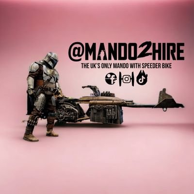 UKs ONLY Mandalorian with a Real Speederbike. Look/Soundalike