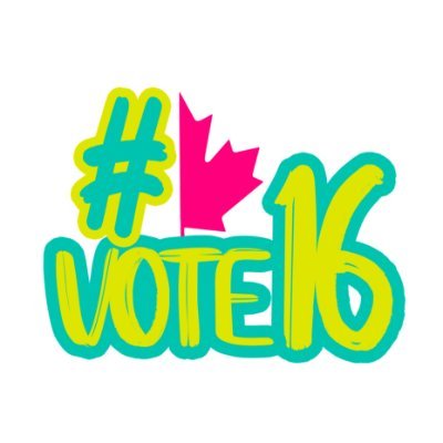 A national campaign to extend the voting age 🗳️ in Canada 🇨🇦 - on the federal, provincial, territorial, and local levels🪧. 
En français : @Vote16Canada_FR