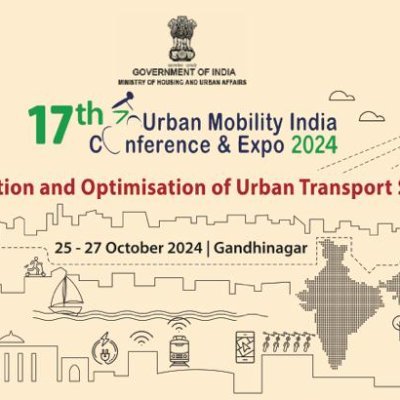 The 16th Urban Mobility India (UMI) Conference cum Exhibition will be held from 27th to 29th October, 2023 at the Manekshaw Centre, Dhaula Kuan, New Delhi.