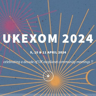 2024 UK exoplanet community meeting @unibirmingham🏫 9th, 10th, 11th April 🪐
Contact: ukexom2024@contacts.bham.ac.uk
Check here for threads about the talks!