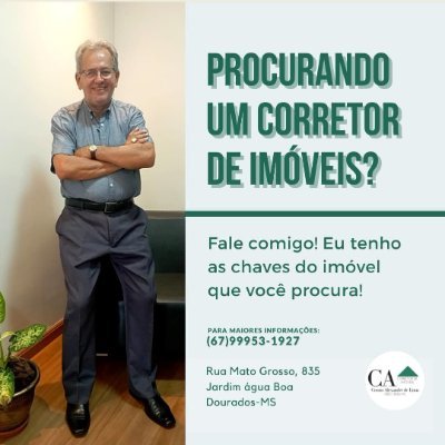 Corretor de Imóveis, Creci/3056/14ªregião/MS,Perito Avaliador de Imoveis,Perito Judicial,Cofeci-Cnai-DF/020680 Sto Expedito/SP Ddos/MS