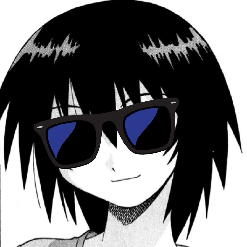 Gimmick Account for posting images of Kagura and other characters from Azumanga Daioh with cool shades daily 😎