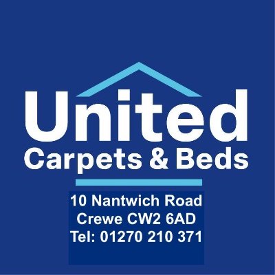 Locally owned, but with big chain choice & prices. Offering a huge range of carpets, vinyl & woodflooring, rugs, and beds. On Nantwich Road, Crewe CW2 6AD.