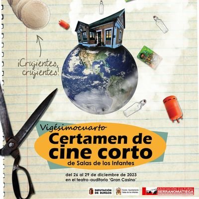 Asociación Cultural Serranomatiega. 24 años de Cine Corto. Festival de cine en el medio rural y más cultura. Salas de los Infantes, Burgos. España