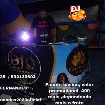 Dj Cris Fernandes Taubaté, agitado o seu evento