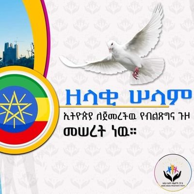 Prosperity party is a leading party of Ethiopia, committed to realize Ethiopian prosperity