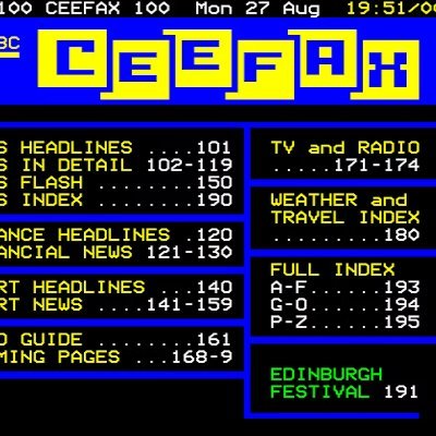 kennington where it started, but ceefax where it ends