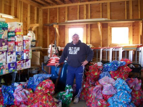 Retired coastie trying to bring a little cheer to the kids of the enlisted. The drive ( foundation) started slowly, but is picking up some steam.