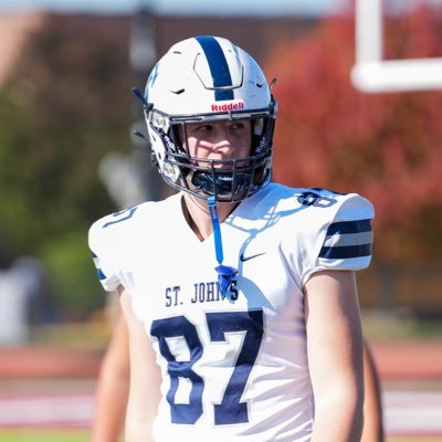 | St. John’s Prep ‘25 | TE/DE | 6’4, 235| #87| GPA: 4.4 weighted | NHS and Foreign Language NHS member | email: wkent25@stjohnsprep.org | 978-880-8904