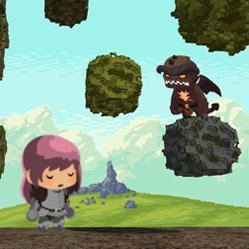 縦スクロールアクションのインディーゲーム「Anything Falls」を作っています。