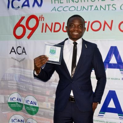 AdebayoDotunJ's profile picture. An Associate Chartered Accountant.
I stand for honesty, Accuracy, objective treatment of situations, probity and Accountability.