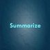 Summarize (@summarizest) Twitter profile photo Summarize (@summarizest) Twitter profile photo