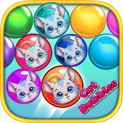 💯💯💯
Play Cat Bubbles™ to score points help save momma cat's kittens stuck in a tree!
