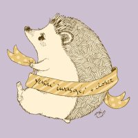 いわさきゆうし　魔法使いハリネズミ　原画　一点もの いわさきゆうし 魔法使いハリネズミ 原画 一点もの - メルカリ