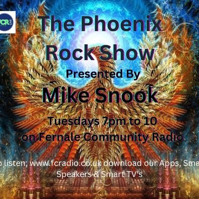 radio presenter with Ferndale Community Radio.
Presents the Phoenix Rock Show 7-10pm Every Tuesday
Friday Brunch Every Friday 10.30am - 1pm