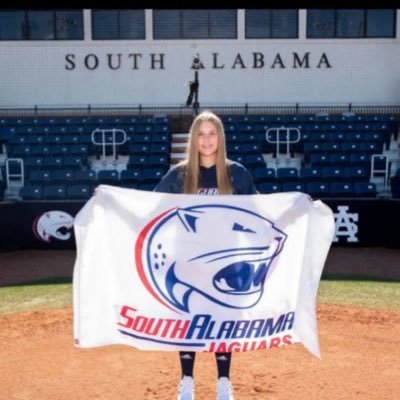 @SouthAlabamaSB 🥎 Commit  ❤️🤍💙🐆    C/O 2025 JM Tate HS