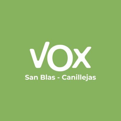 Cuenta oficial de VOX en el distrito San Blas - Canillejas https://t.co/XAGpkTv2RN https://t.co/lJcjiQKd0Z…