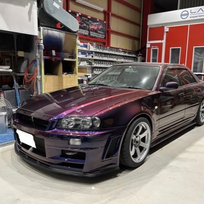 HCR32 GTS-t typeM(2ドア 1997-2002)→ER34 25GT-T(2ドア・前期 2002-2010)→ER34 SKYLINE 25GT-T (4ドア・後期 2010-)with OkuboFactory 4door GT-R bodykit 005 四半世紀以上、スカイラインに乗り続けてます。