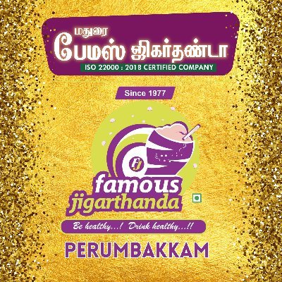 Madurai Famous Jigarthanda is now available at Perumbakkam