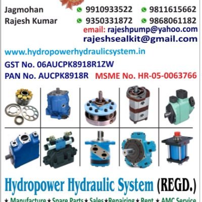 *MANUFACTURE *SPARE PARTS* SALES* REPAIRING* RENT* AMC SERVICE
All Type Hydraulic & Pneumatic Sealing Technology System