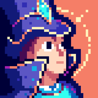 French pixel artist, I place tiny squares to create art

Links : https://t.co/qbrdDS25rF
#pixelart